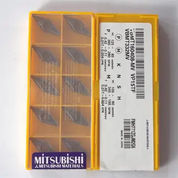 VBMT160408-MV VP15T CNC knivs Mitsubishi Originale, Acoperite cu Carbură de Cotitură Externe Freze CNC Strung Instrumente VBMT160408-MV VP15T