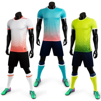 Fierbinte de vânzare Seturi de tricouri de Fotbal, Adult & Copil Uniforme de Fotbal Tricou + pantaloni Scurți Bărbați , Femei survetement Tricouri de Fotbal kit M8622