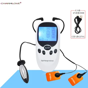 Noul USB Acuzație Șoc Electric Anal Plug Electro Soc Tampoane de Masaj de Stimulare Medicale Tematice, Jucării pentru Adulți Juca Jocuri pentru Cuplu