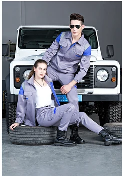 Sudare îmbrăcăminte haine de lucru, haine barbati femei mâneci lungi muncitori uniformă atelier auto costum de lucru mecanic reparatorii salopete
