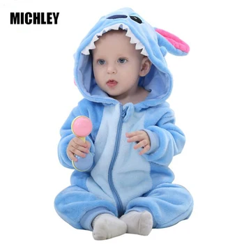 MICHLEY Haine pentru Copii Sugari Romper Baby Băieți Fete Salopeta Nou nascut Bebe de Îmbrăcăminte pentru Copii cu Gluga Copil Drăguț Coase Costume pentru Copii