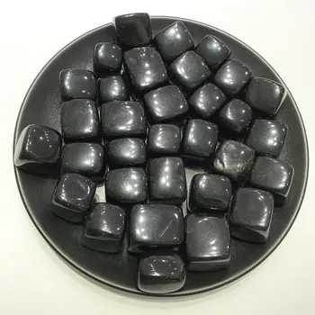 Picătură de Transport maritim 100g Naturale Cub Negru Obsidian Cristal Piatră prețioasă Scazut Pietre Feng Shui Pietre Naturale Și Minerale