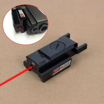 Tactic Puternic Mini Red Dot Vedere cu Laser Pentru Airsoft Pistol Cu 20mm Weaver Picatinny Feroviar Pentru Aerul de Pistol Glock 17 19 22 23