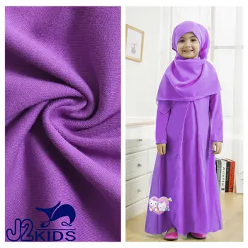 2018 muslim copii cu maneca lunga rochie djellaba bumbac dubai halat de desene animate tradiționale haine copii burqa cu hijab 5 culori