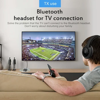 2020 Nou Bluetooth 5.0 Emițător Și Receptor fără Fir AUX / RCA Adaptor Compatibil Pentru PC Home Theater Căști Player