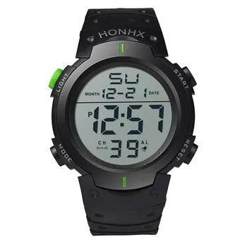 2020 Moda Ceas rezistent la apa Bărbați Băiat LCD Cronometru Digital Data de Cauciuc Sport Casual Ceas de mână de sex Masculin Montre Homme Fierbinte de Vânzare