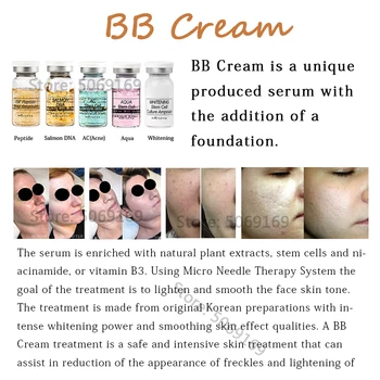 8 ML Machiaj coreeană Stayve BB Cream Strălucire DearmWhite Ser Pentru Strălucire Microneedling Tratamiento Faciale pentru Acnee Tratament Fiole