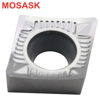 MOSASK CCGT 10BUC 1204 0602 09T3 02 04 08 CNC din Aluminiu, Cupru, Metale neferoase, de Prelucrare Strung de Cotitură Indexabile Carbură de a Introduce