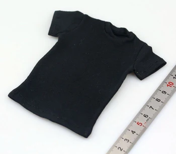 În Stoc 1/6 Scară Accesoriu Negru /gri/ROSU/alb Casual cu maneci scurte din bumbac t-shirt modelul De 12 inci de sex masculin Corpul feminin