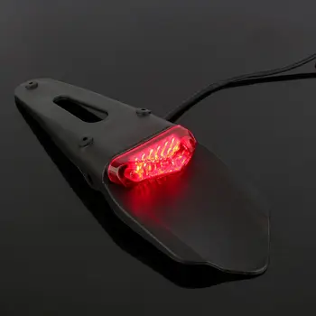 Motocicleta Coada din Spate, Lumina LED-ul Rosu din Spate Lampă Stop de Frână de Oprire Lumini din Spate se descurce Spate Garda de Motocross Dirt Bike Lumini cu Led-uri