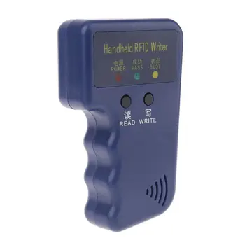 Handheld 125KHz RFID Duplicator Copiator Scriitor Programator Reader + Chei EM4305 T5577 Reinscriptibile ID Keyfobs Categorie Card 35ED