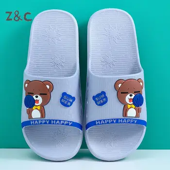 Sandale pentru copii și papuci de desene animate papuci cu talpă moale în vara adolescenti baie non-alunecare de băieți papuci copii pantofi