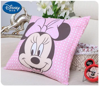 Disney Alba ca zapada Minnie Mickey Mouse Pernă Caz de Pernă din Bumbac pentru Copii Desene animate fată băiat copii Perna Acoperi Caz cadou