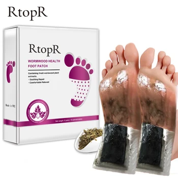 10Box Pelin Sănătatea Organismului Detox Foot Patch Eficient de a Îmbunătăți Calitatea Somnului Organice Detoxifiere Slăbire Frumusețea Picioare Curățare Patch