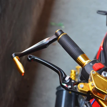 2 buc Aliaj de Aluminiu Motocicleta de Frână, Maneta de Ambreiaj pe Ghidon Protector Paznici 2019