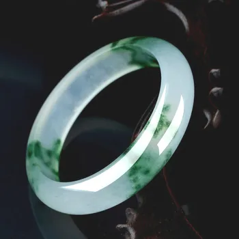 Autentic Natural Verde Jad brățară Brățară Farmec Moda Bijuterii Accesorii de Mână-Sculptate Amuleta Cadouri pentru Femei I Bărbați