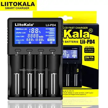 Autentic/Original LiitoKala Lii-500S Lii-S6 Lii-PD4 Lii-500 18650 Baterie Încărcător pentru 26650 21700 AA Baterii AAA Display LCD