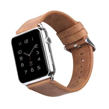 Elegant, Simplu de Afaceri Bratara din Piele pentru Apple Watch Band 38MM 42MM 40MM 44MM Wristbelt Curea pentru iWatch Seria 6 5 4 3 2 SE