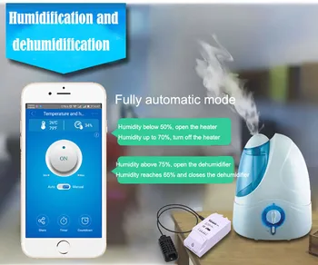 Sonoff TH16/TH10 Wifi Inteligent Comutator de Monitorizare Temperatura Umiditate Wifi Smart Switch de Automatizare Acasă de Lucru Cu Alexa de Start Google