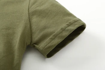 2020 Vara 2 buc haine pentru copii Nou-născut Copilul Armata verde Fată Băiat litera T-shirt, Bluze Pantaloni de Camuflaj Costume de haine pentru copii set