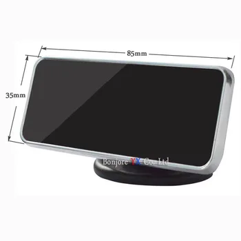 Koorinwoo Electromagnetice LCD Ecran Digital Auto Senzori de Parcare 4/6/8 Radare fața Voce Buzzer Înapoi Reverse Sistemul Parktronic