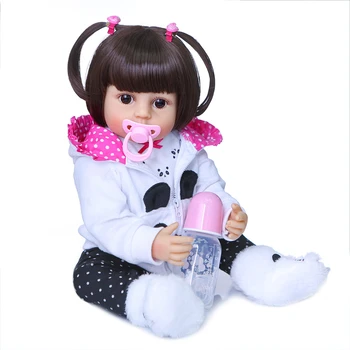 NPK 55Cm Renăscut Baby Doll Soft Corp Plin de Silicon Baby Bebe Roborn Copii Fidele Păpuși Copii Baie Jucărie Copilul Realist Copii