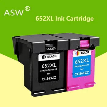 ASW 652XL 652 de înlocuire a cartușului de cerneală pentru HP 652 XL pentru HP Deskjet 1115 1118 2135 2136 2138 3635 3636 3835 4535 imprimante