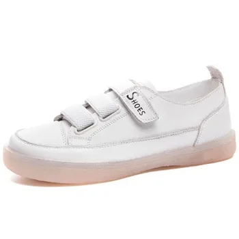 Vrajă Nouă Culoare De Sus Moale Piele De Vacă Integral Din Piele Pantofi Femei Adidași Tv Cu Talpă Moale Confort Adidasi Casual Pentru Femei Pantofi