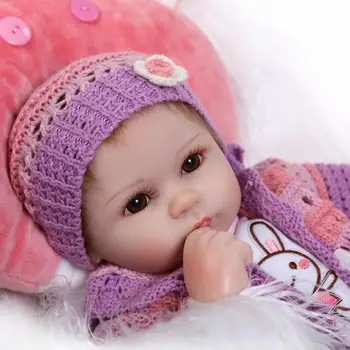 40cm bebe papusa reborn copilul silicon moale vinil renăscut jucărie copil Boneca de moda printesa păpușă jucărie cadou de ziua de nastere