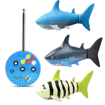 Amuzant Mini Control de la Distanță Jucărie Rechin Înota în Apă Electric RC Pește Poate Jucărie pentru Copil Copii Copii mici Cadouri