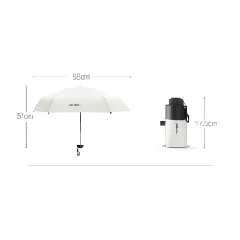 Buzunar Mini Umbrela Anti Uv Paraguas Umbrelă De Soare Ploaie Vânt Lumina Pliere Portabil Umbrele Pentru Femei Barbati Copii