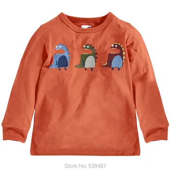 Din Bumbac Tricouri Topuri Băieți Copii Haine de Brand 2020 Bebe Copii Camasi de Primavara Băieți Bluze Maieu Toamna Desene animate pentru Copii T-Shirt