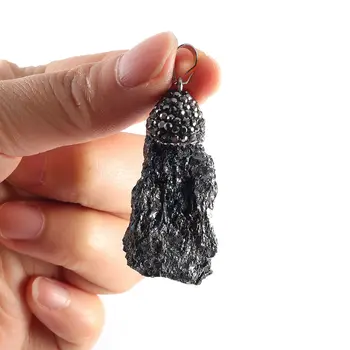 Formă neregulată Gri Quartzs Pandantiv Reiki de Vindecare Naturala Amuletă de Piatră Bijuterii DIY Personalitate Cadou