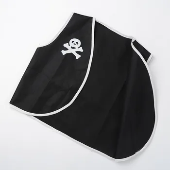 5Pcs Copii Halloween-Costum Pirat Rol Joaca Dress Up Set pentru Baieti Fete Bal costumele Unisex Top fără Mâneci Vesta cu pălărie