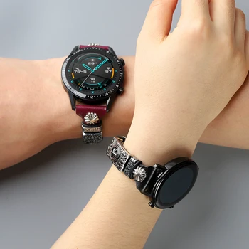22mm trupa ceas pentru HUAWEI WATCH GT 2 2E curea din Piele Onoare ceas Magic 2 curea pentru samsung Gear S3 Frontieră galaxy watch 3