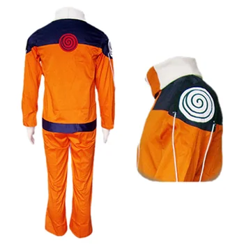 NARUTO Uzumaki Naruto Cosplay Costum Copii Pantofi pentru Adulți Recuzita de Carnaval de Halloween Craciun Naruto Uniformă Set Complet