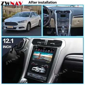 Masina de Player Multimedia Pentru Ford Mondeo MK5 Fusion 2013+ Android capul unitatea Audio auto radio Auto stereo Tesla Stil ecran vertical