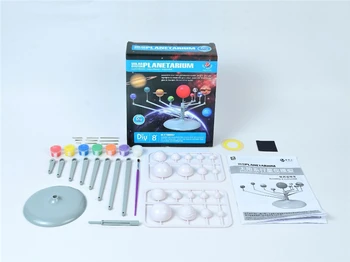 DIY kituri de planete din sistemul solar astronomic observații științifice diy manual de plastic pentru copii model jucării