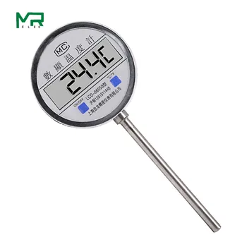 Wst-411 digital termometru bimetal, Suprafață cu diametrul de 100mm 27 * 2 fire cazan țevi industriale termometru
