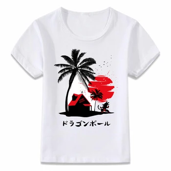 Haine copii Tricou Goku La Kame House T-shirt pentru Baieti si Fete Copilul Tricouri oal136