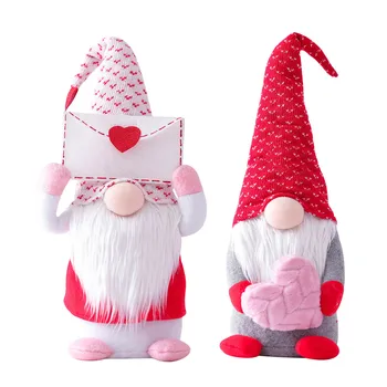 2 BUC Valentine Gnomi Papusa de Ziua Îndrăgostiților Cadouri Ornamente de Decor pentru Camera de zi Dormitor Decor de birou Permanent Post