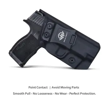 IWB Kydex Toc se Potrivesc Personalizat: Sig Sauer P365XL Pistol - Interior Betelie Transporta Ascuns - Adj Cant de Retenție-Acoperă-Mag-Buton