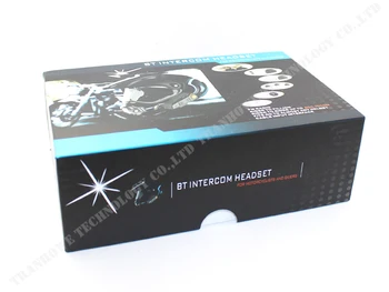 BT-S2 Impermeabil Bluetooth Casca Interfon Motociclete Căști Automat Bluetooth Handfree Interfon si Radio FM