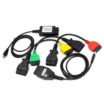 De înaltă Calitate pentru fiatecuscan OBD2 Conector Cablu de Diagnosticare Adaptoare Pentru Fiat / Alfa Romeo / Lancia OBD Scanner MultiECUScan