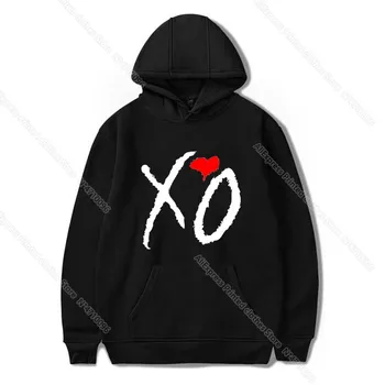 Femei/Bărbați Harajuku Weeknd XO Imprimare Hanorace Hanorac Unisex Kpop Trening Pulover Creative Rece Streetwear XXS-4XL