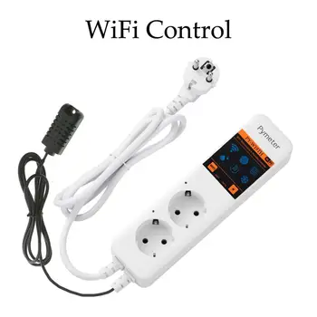 WIFI Termostat regulator de Temperatură și Umiditate Controler de Temperatura de Evacuare Dual Releu Pymeter incubator de Umiditate controller