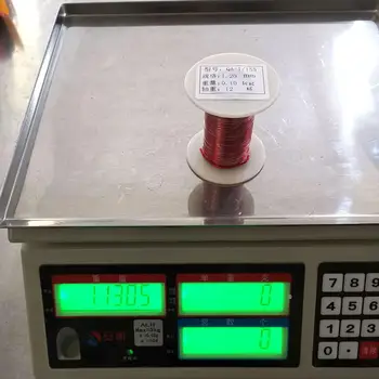 100g Roșii Sârmă Magnet 0.16 0.2 0.35 0.8 0.9 mm QA-1-155 Emailate Sârmă de Cupru Magnetic, Bobinaj Pentru Mașini Electrice inductanță