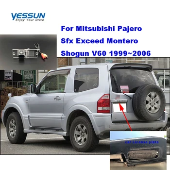 Yessun de înmatriculare Auto camera din spate Pentru Mitsubishi Pajero Sfx Depășească Montero Shogun V60 1999~2006 de rezervă din spate vedere aparat de fotografiat