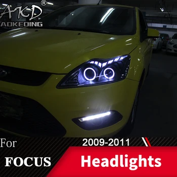 Lampă de cap Pentru Masina Ford Focus 2009-2011 Focus 2 Faruri de Ceață, Lumini de Zi de Funcționare Lumina DRL H7 LED Bi Xenon Bec Accesorii Auto
