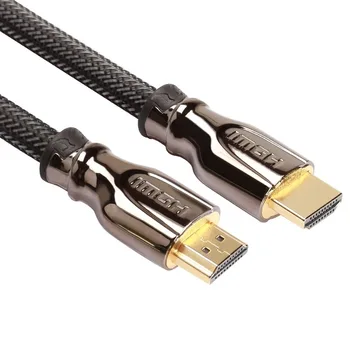 Larryjoe Cablu HDMI Versiunea 2.0 Ethernet Cu Aur de 24K Placat cu Suport 3D 4k 60FPS HDMI la HDMI cablu